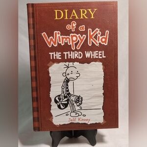 Diary of a Wimpy Kid "The Third Wheel" hard cover book